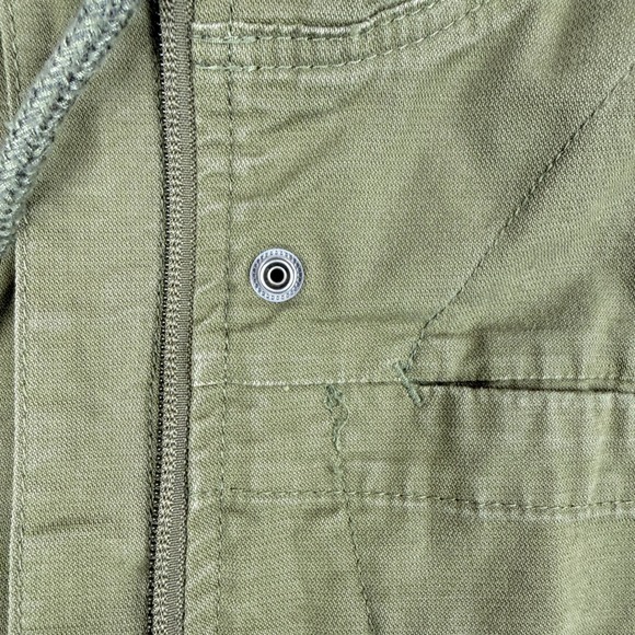 The North Face Military Jacket Womens Large Olive Green Ridgeside Utility Hooded - Picture 9 of 16